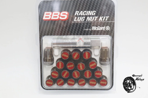 Bbs genuine red racing lug - red,