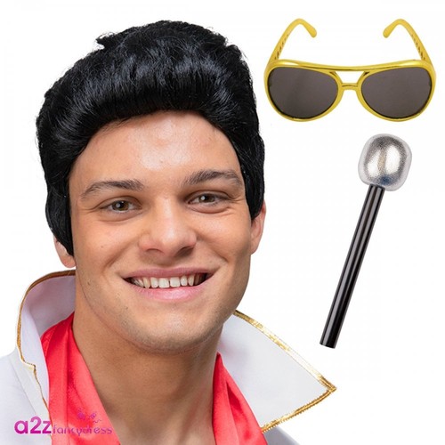 Mens elvis wig gold - mens, +