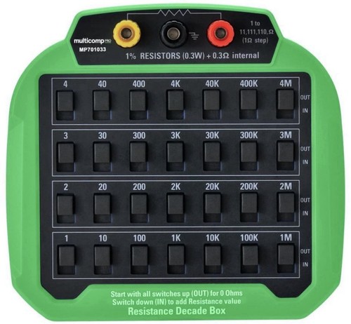 Resistance decade box - resistance,