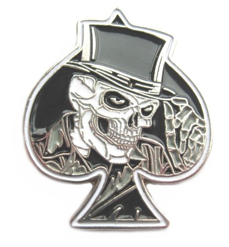 Ace spade skull metal - ace,