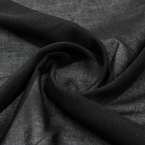Black 100 cotton muslin - 100%,