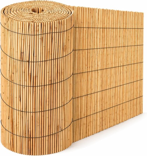 Wide natural peeled reed - wide,
