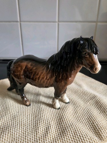 Beswick shetland pony woolly - pony,