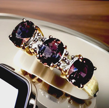 Zultanite Real Diamond Ring