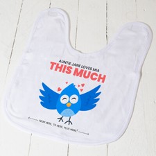 Personalised Baby Bib Washable