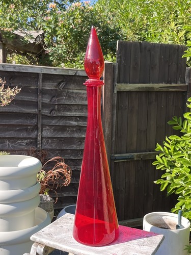 Vintage empoli red italian art - red,
