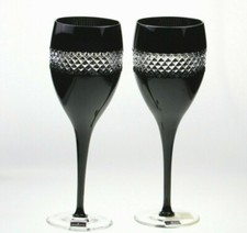 Waterford John Rocha Red Wine High Band Pair - Ex Display