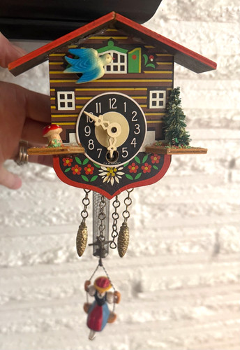 Vtg wooden germany miniature - wooden,
