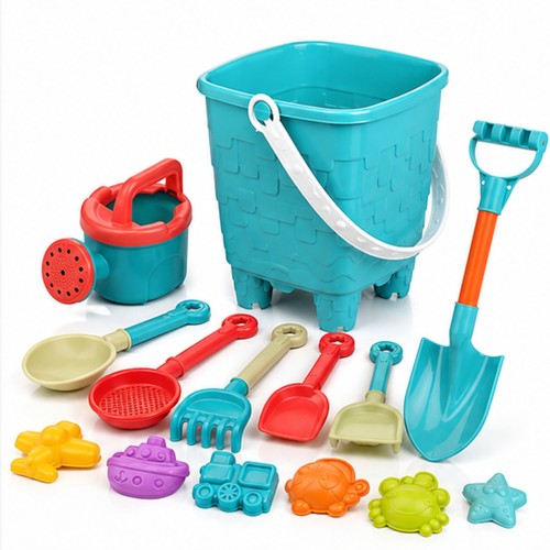 Kids collapsible beach bucket - collapsible,