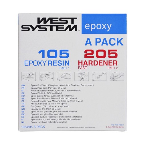 West system pack epoxy - system,