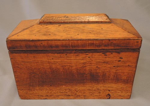 Antique sarcophagus wooden tea - antique,