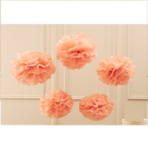 Tissue paper pompoms pom poms - paper,