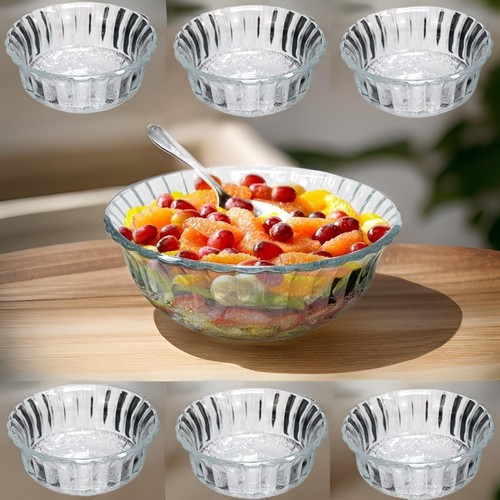 7pc salad glass - 7pc, fruit