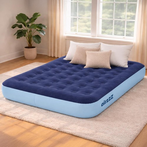 Inflatable flocked air bed - bed,