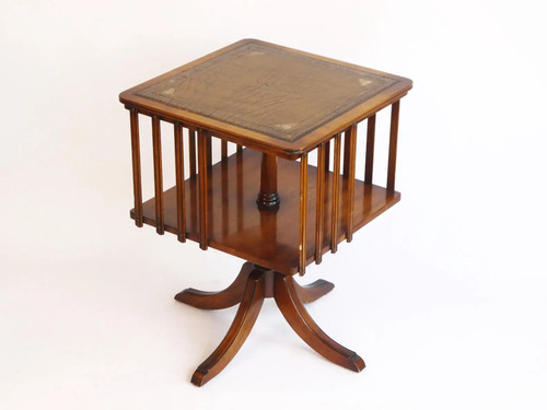 Revolving victorian bookcase - victorian,