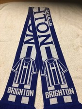 BRIGHTON FOOTBALL SCARF BRAND