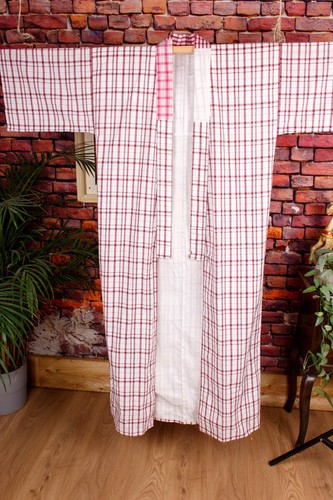 Vintage kimono yukata white - vintage,