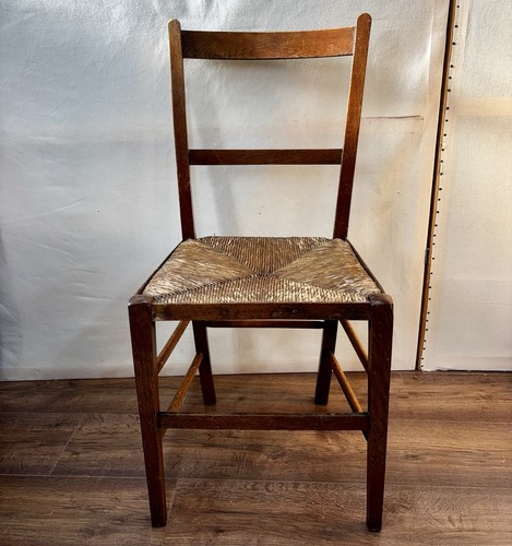 Vintage oak rush seat - vintage, &