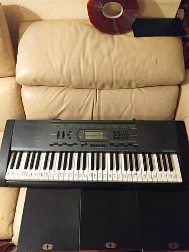 Black casio ctk - casio, ctk-2000
