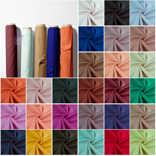 Plain scuba jersey fabric - plain, 25+