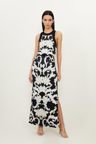 Karen millen maxi - dress, uk12