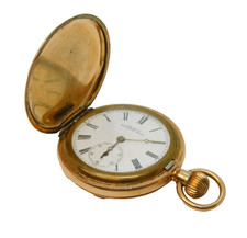 Victorian Gold Plated Waltham & Co. Pocket Watch Antique c1900