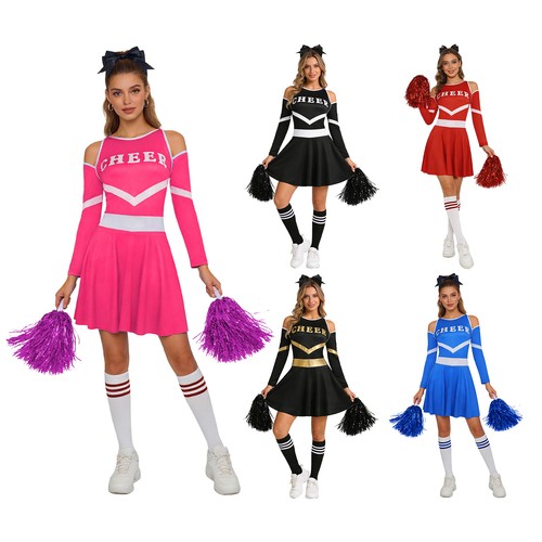 Women outfit and pom poms - and, pom-poms