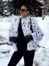 Zara Women's Faux Fur Coat Size XS