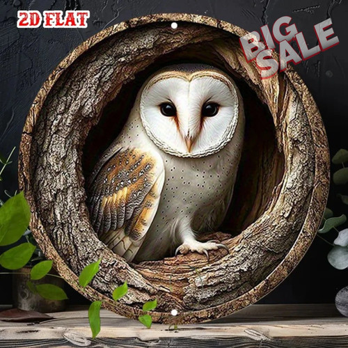 Stunning owl garden plaque - stunning,