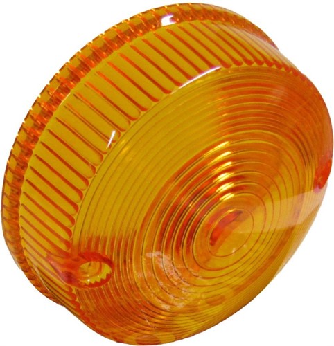 Indicator lens front - lens, amber