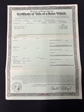 Genuine Original 1972 Plymouth