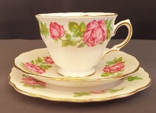 Royal Vale Tea Cup Trio ~ Pink