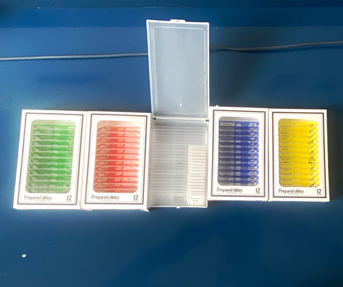 Prepared glass microscope - glass,