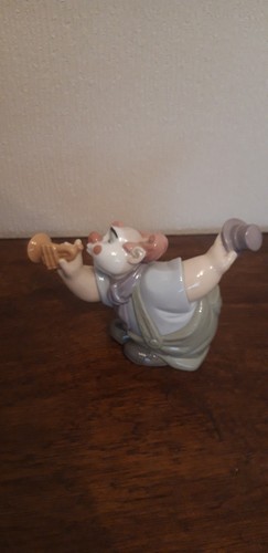 Nao lladro clown trumpet - nao,