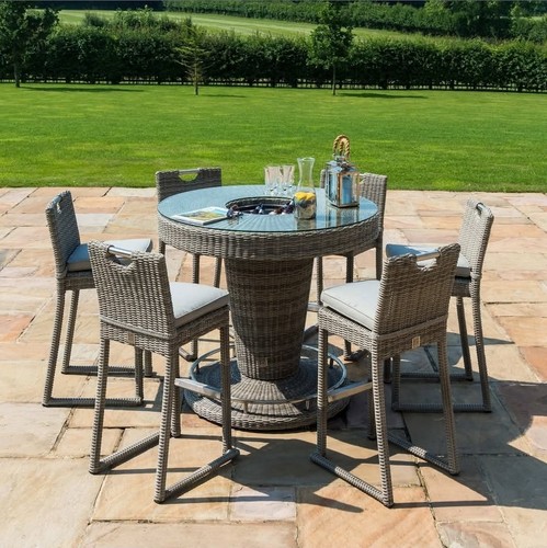 Seater rattan bar with - bar,