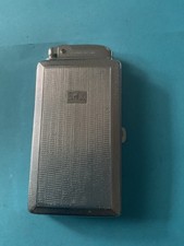 Mosda Streamline Cigarette Case Lighter Silver Plated Chrome Metal 50s England