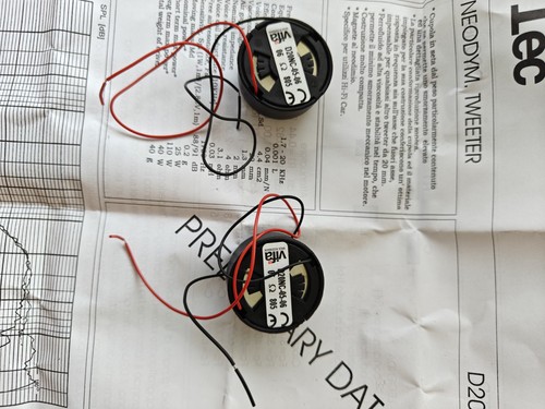 Pair vifa 20 tweeters - vifa,