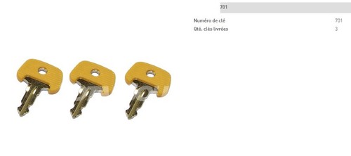 Set jungheinrich keys - of,