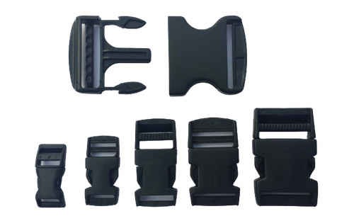 Black delrin plastic side - delrin,