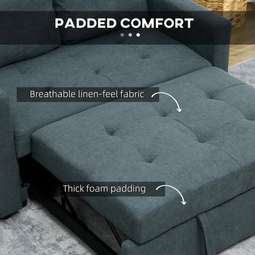 Homcom loveseat sofa - loveseat,