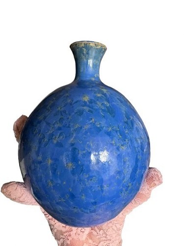 Crystalline glaze pottery - crystalline, vase