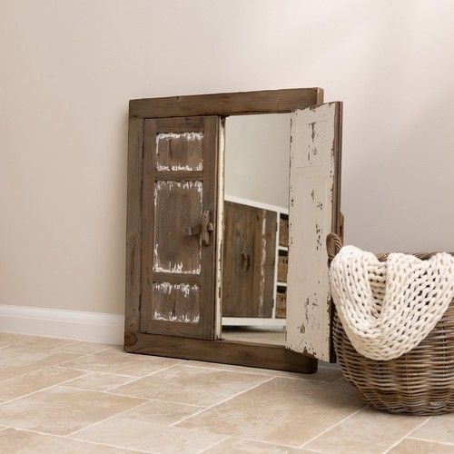 Coastal shutter mirror with - mirror,