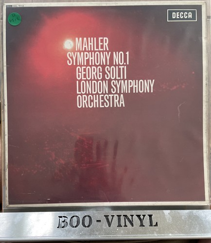 Decca sxl 6113 mahler - decca, symphony
