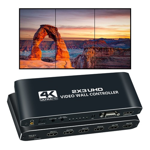 3x2 video wall - 4k, controller