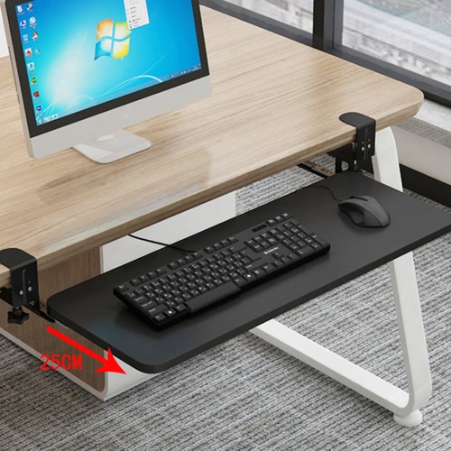 Keyboard tray under desk - under,