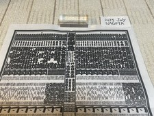 Sumo Banzuke-hyo ranking table Nagoya IG Arena July 2025 From Japan !