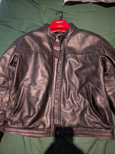 Rst leather motorcycle jacket - motorcycle,