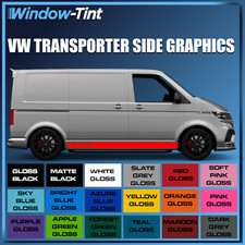 Fits VW T4 T5 T6 Transporter SWB | Side Stripes Graphics Decals Vinyl Sticker