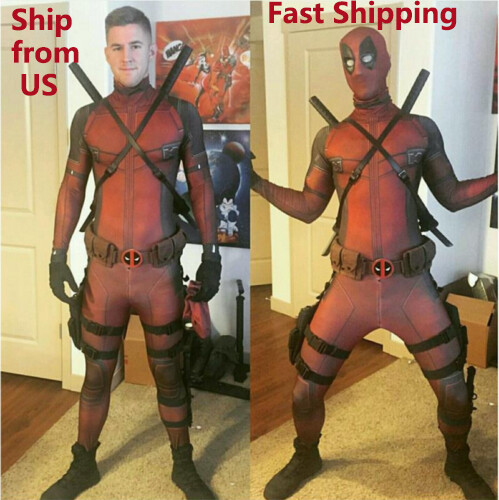 Superhero deadpool jumpsuit - superhero,
