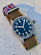 G10 Military style Field watch - Titanium - Seiko NH35 Auto - CNS NATO Strap .